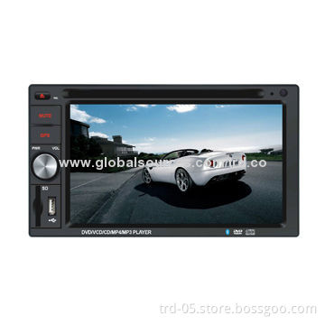 In-dash Double DIN Car DVD Player with 6.2-inch Digital Display, Bluetooth Function